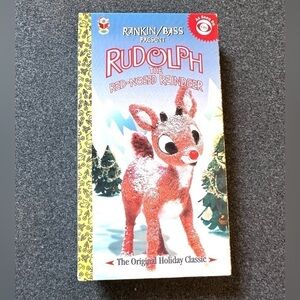 Rudolph The Red Nosed Reindeer VHS Movie Original Classic VTG Ranken Bass 1992